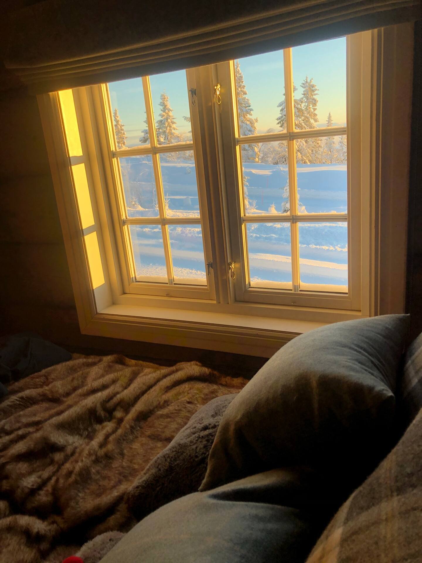 View from bedroom upstairs