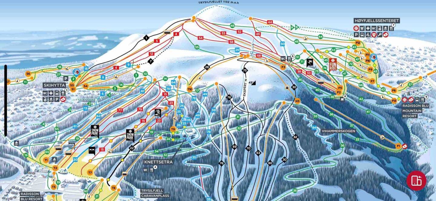 Skistar map